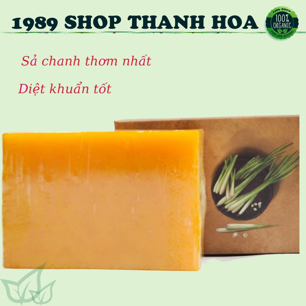 Xà Bông Sinh Dược - Sả chanh - Làm sạch, Diệt khuẩn, Mùi hương thư giãn, Tắm mềm mịn, Không bị khô da | BigBuy360 - bigbuy360.vn