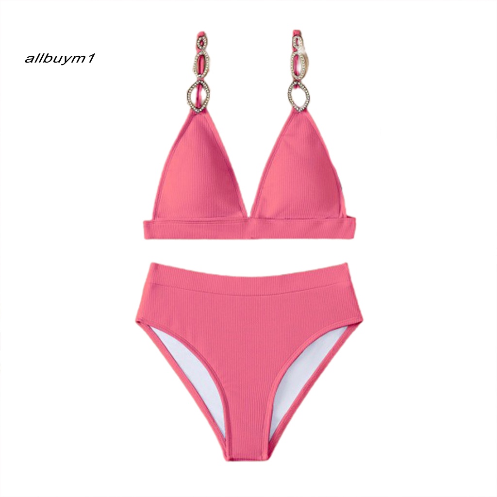 Bộ Bikini Đi Biển Mùa Hè Có Đệm Lót G-string Cho Nữ