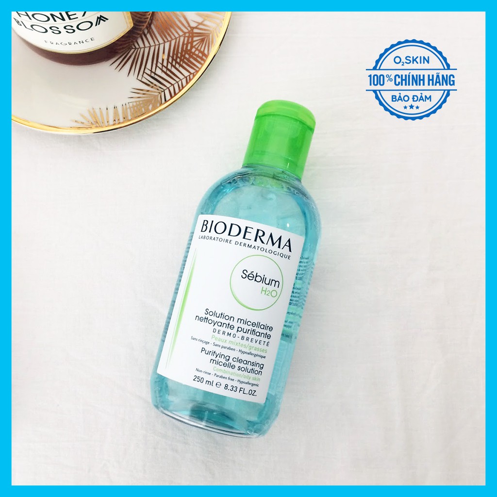 Nước Tẩy Trang Cho Da Nhờn Mụn Bioderma Sebium H2O 100ml ~ 500ml Cam Kết Chính Hãng