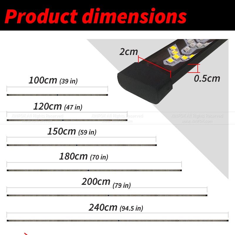 Dải Đèn LED 12V 24V Gắn Đuôi Xe Hơi Báo Tín Hiệu Rẽ Chống Thấm Nước