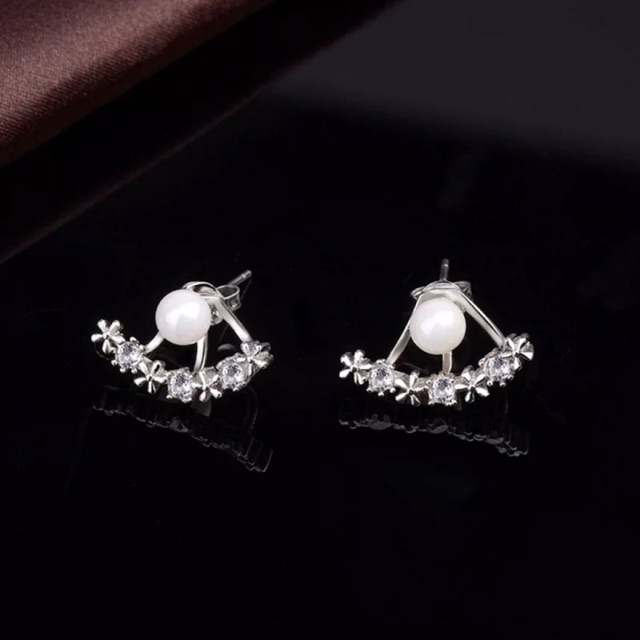 Bông tai bạc S925 hậu duệ mặt trời