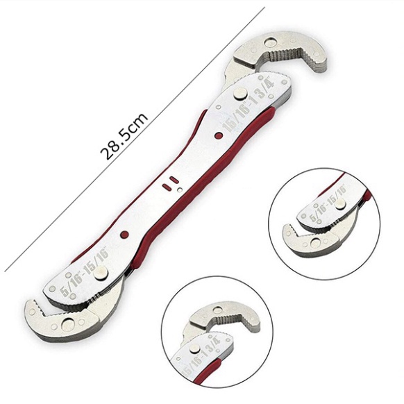 Cờ lê đa năng MAGIC WRENCH cao cấp, Cà lê mỏ lết đa năng, tiện ích 9-45mm, mở được nhiều loại ốc