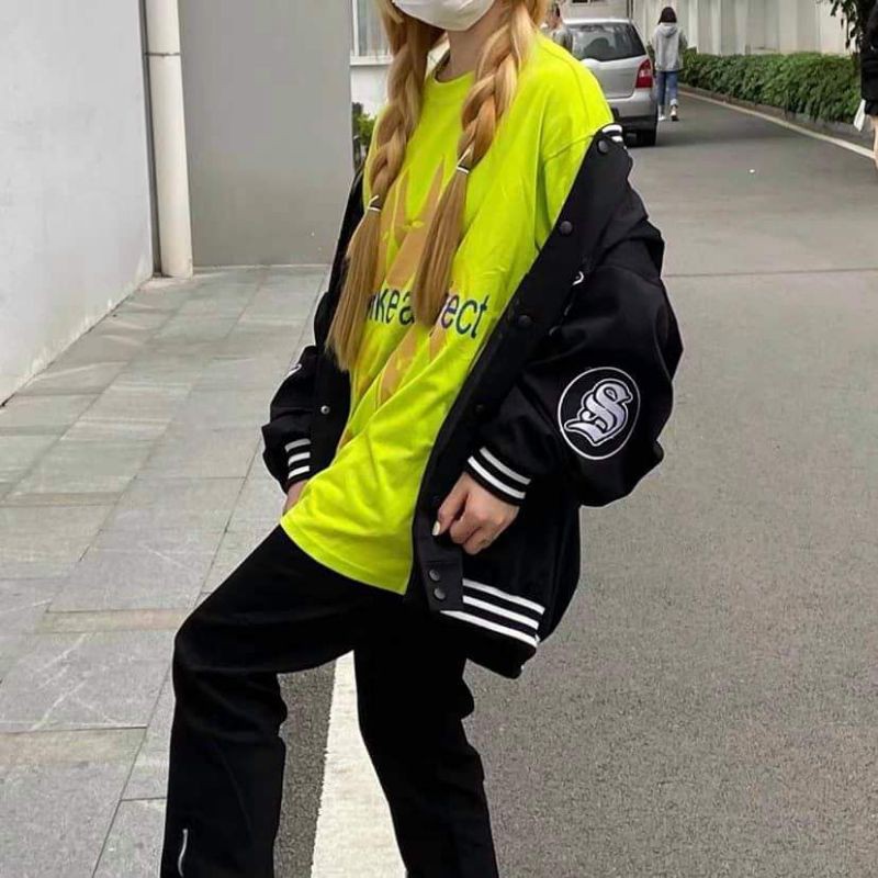 Áo khoác bombers 3 vạch siêu hót