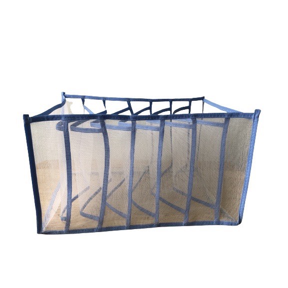 Túi đựng quần áo chia ngăn Hộp xếp đồ lót tiện ích Khay xếp quần áo gọn gàng Túi bọc quần áo chống bụi Giỏ đựng đồ lót