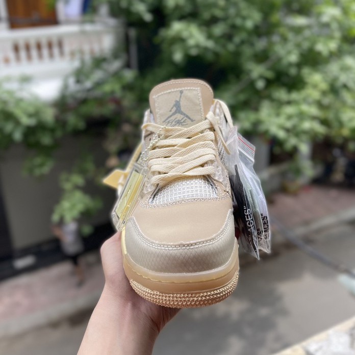 ✔️Giày Jordan 4 Retro Off White Sail Kem Fullbox✔️