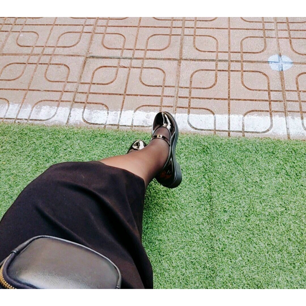 FREESHIP GIÀY BÚP BÊ NỮ DA BÓNG QUAI CÀI MARRY JANE