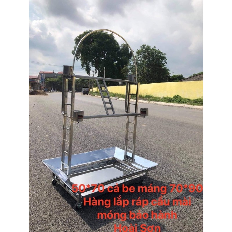 Cầu đứng inox cao cấp cho vẹt