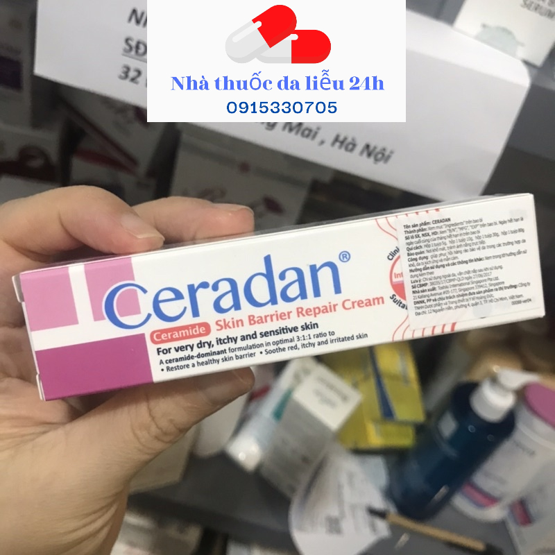 Kem dưỡng ẩm Ceradan Ceramide làm đẹp phục hồi da chống lão hoá 10g
