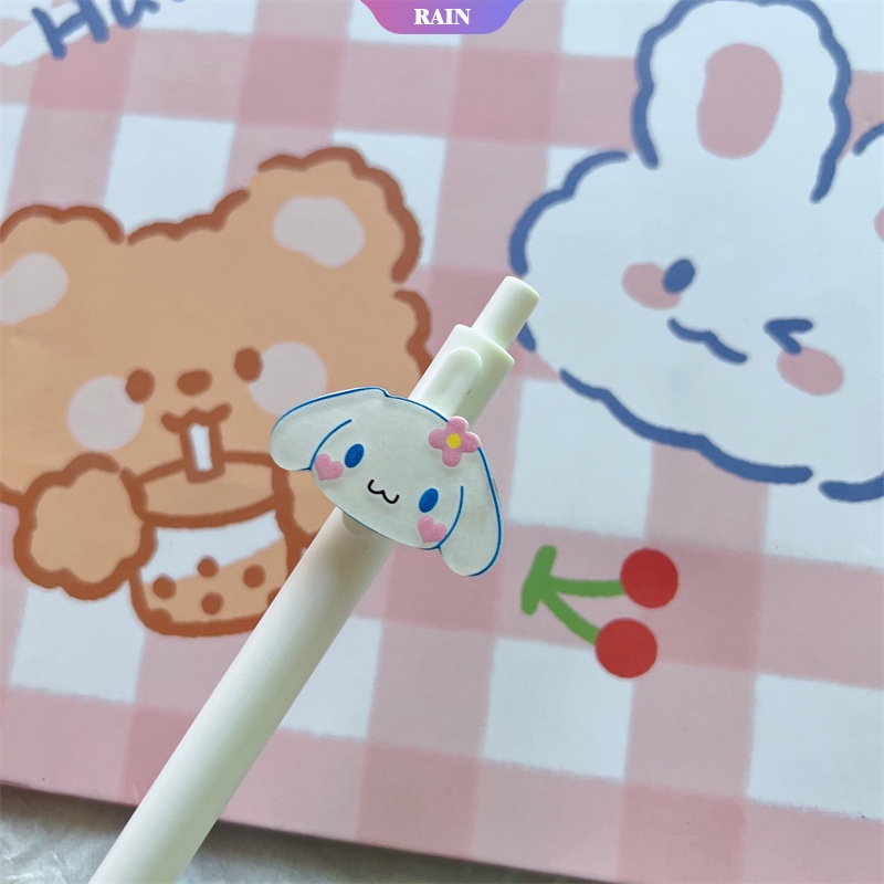 SANRIO 1 Bút Gel Ngòi 0.5mm Dạng Nhấn Họa Tiết Kuromi Kawaii Dễ Thương Làm Quà Tặng Cho Học Sinh