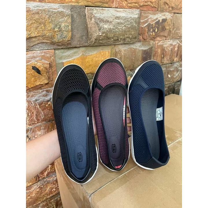 Giày thể thao skecher Slipon đế thấp nữ, hàng siêu nhẹ, vải dệt thoáng khí - PH4