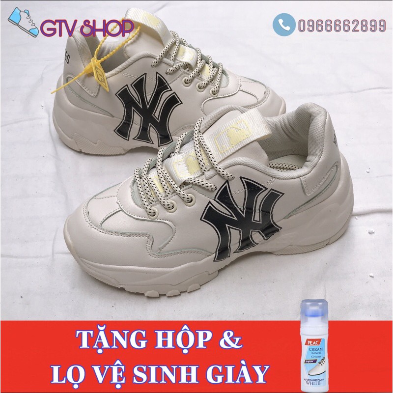 [Tặng hộp và Lọ Tẩy trắng] Giày thể thao nam nữ độn đế mlb 5 - 6cm, đế tách   . Size 36 đến 43. .