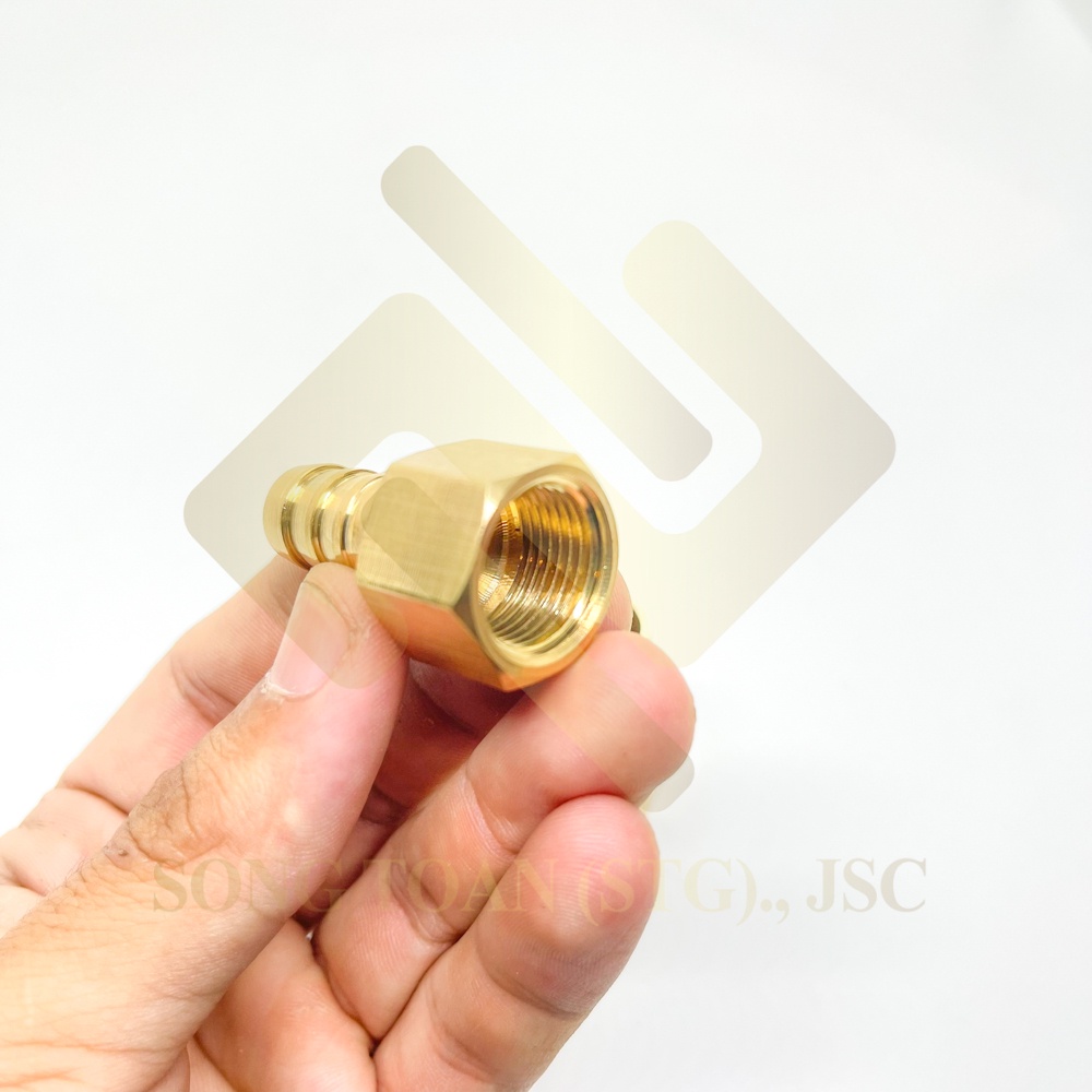 [BÉC NỐI ỐNG] Khớp nối ống ren trong kết nối ống nhựa mềm PU - Đồng (female airline horse connector) Búp đuôi chuột