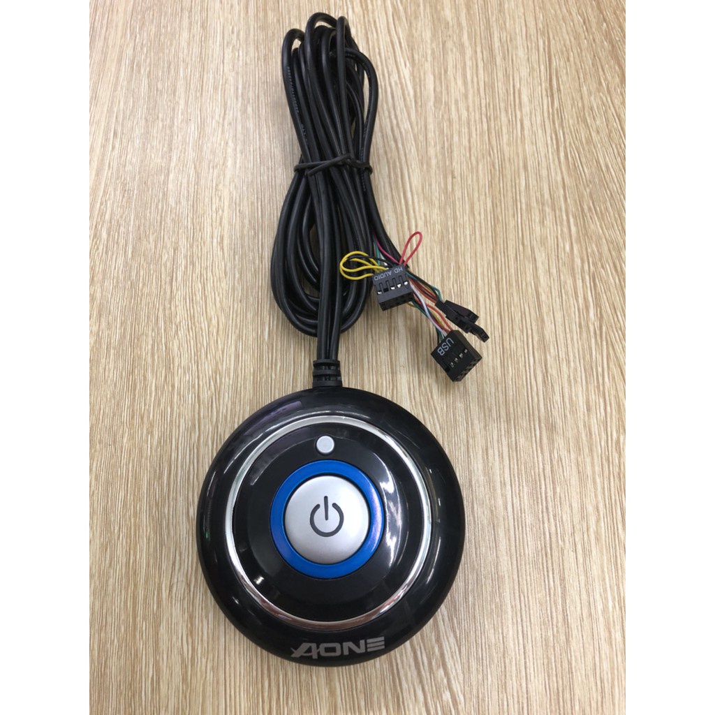 NÚT NGUỒN AONE USB AUDIO tròn dán