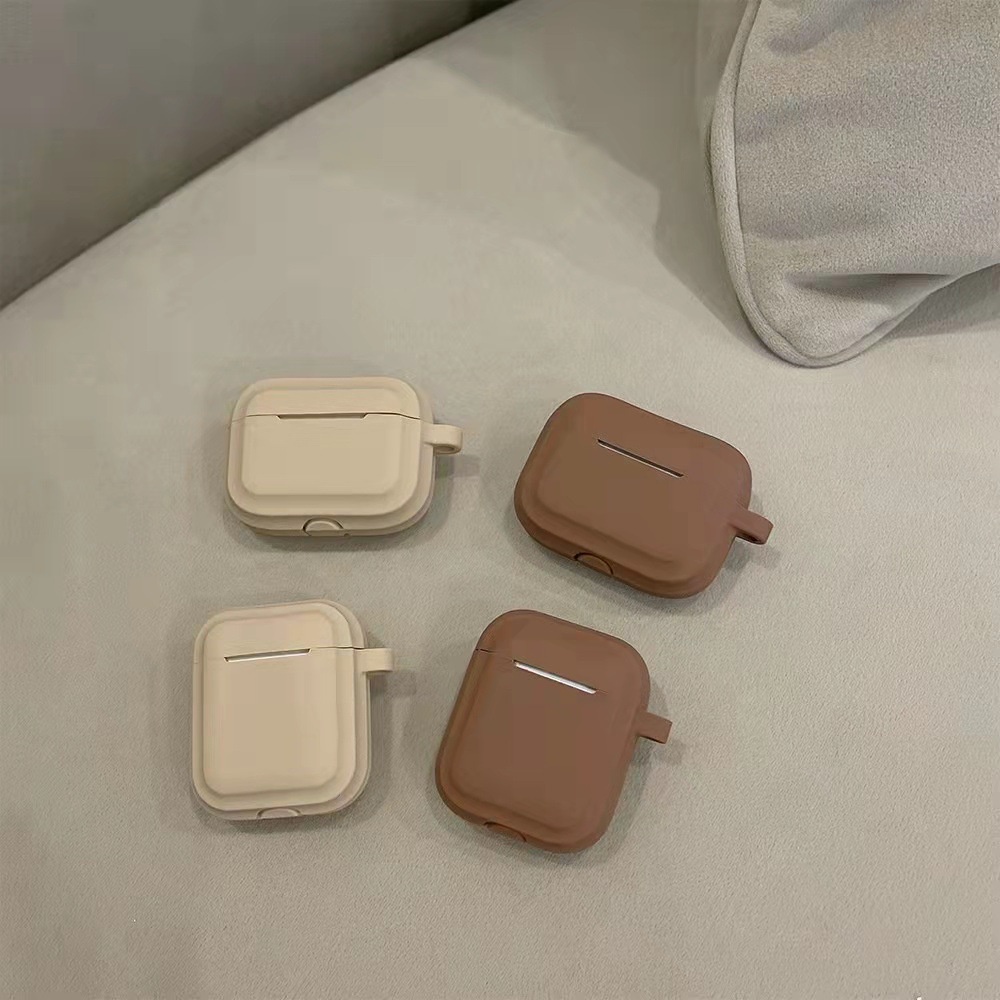 Vỏ Bảo Vệ Hộp Sạc Tai Nghe Airpods 1 2 pro Kết Nối Bluetooth Không Dây Bằng TPU Mềm Hình Ly Cà Phê