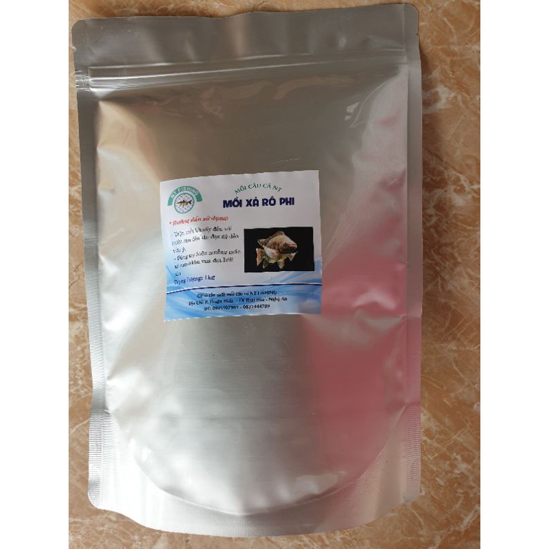 1kg Mồi xả câu rô phi, mồi câu cá NT