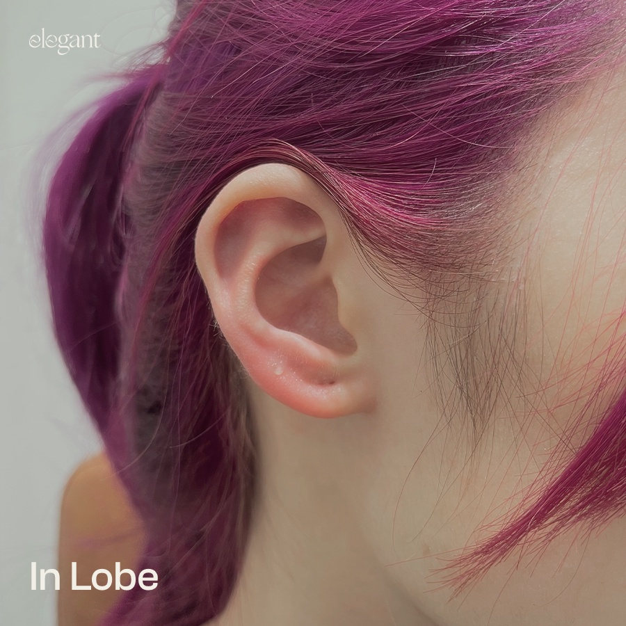 Khuyên tai trong suốt thuỷ tinh Perfect Glass Elegant