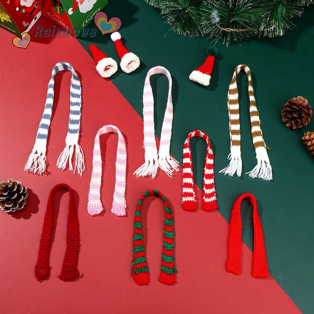 Khăn choàng cổ/mũ dệt kim dùng làm phụ kiện trang trí búp bê