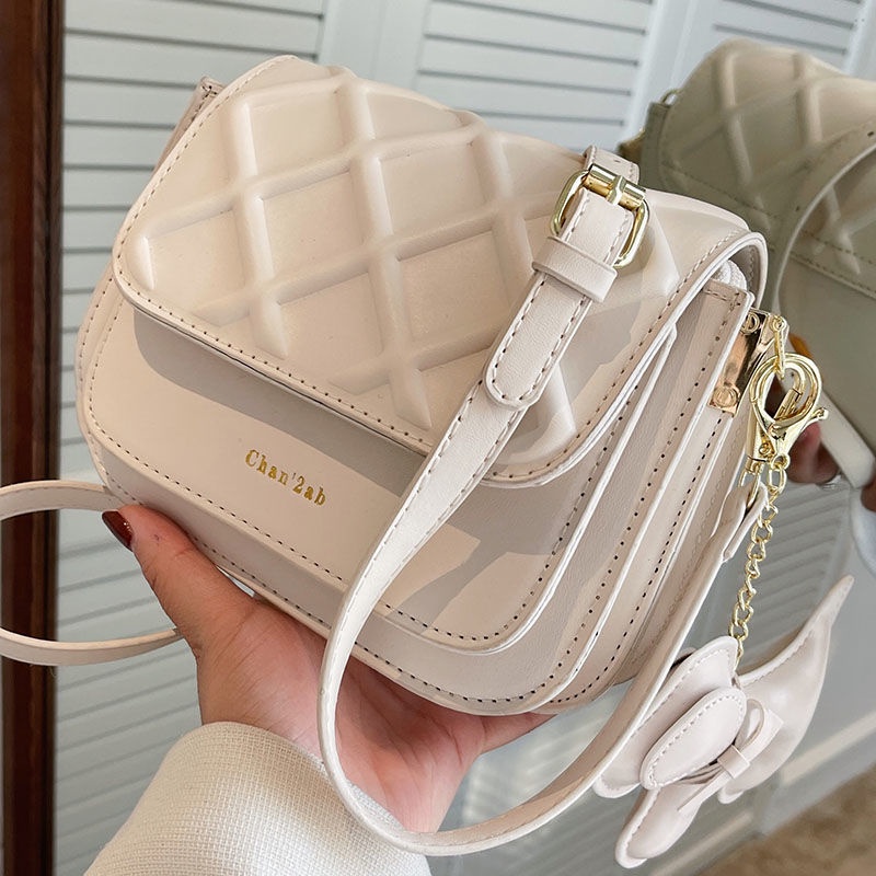 Túi vuông đeo chéo cho nữ phong cách thời trang phương Tây mùa xuân 2022