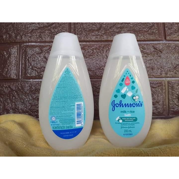 Sữa tắm gội toàn thân Johnson Baby 200ml