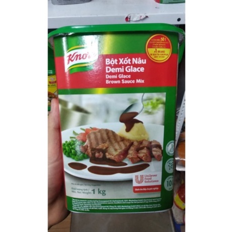 Bột Xốt Nâu Demi Glace Knorr 1kg Ướp Thịt Bò Knorr Demi Glace Sauce