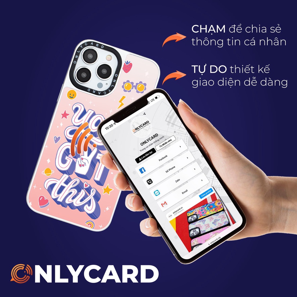 Ốp lưng thông minh ONLYCARD_LIPSTICK_40/Dành cho các dòng IPhone 7/7plus/8/8plus/x/xr/xs/11/12/13/pro/promax