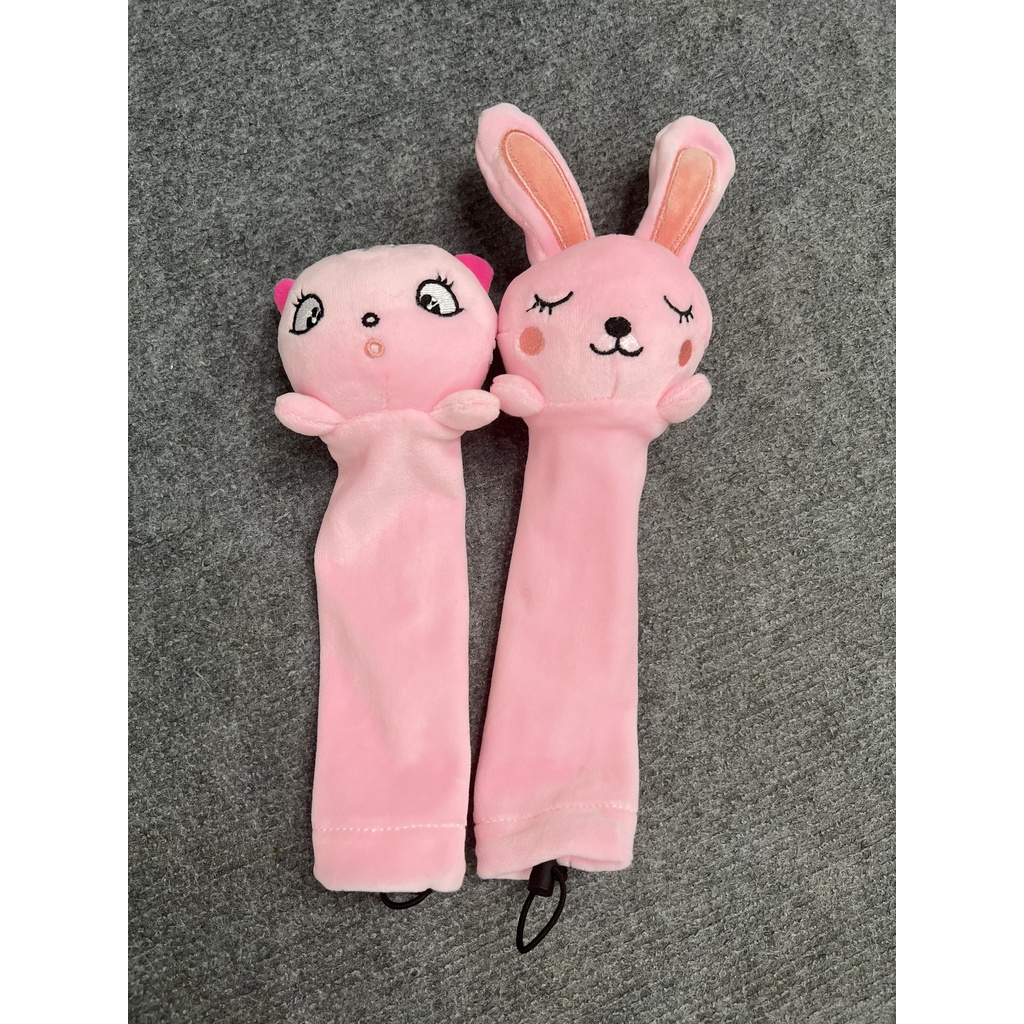 Bọc cán vợt hình thú ngộ nghĩnh, vải nhung siêu mềm, dành cho vợt cầu lông, tennis