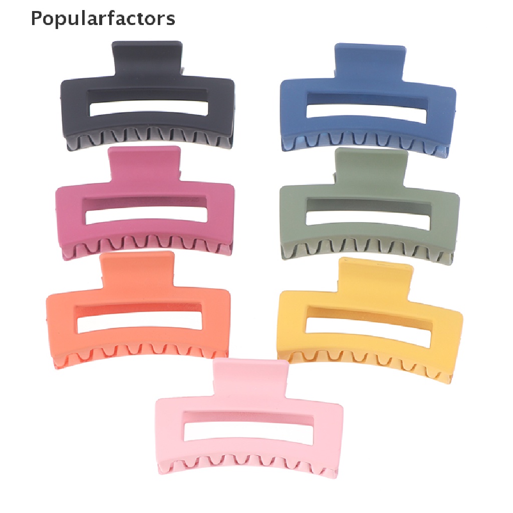 1 Kẹp Tóc Càng Cua Hình Vuông Đơn Giản