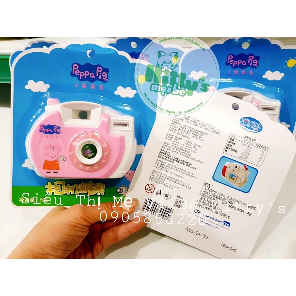 Đồ chơi máy chụp hình bé heo Peppa pig cực cute giá sỉ date mới siêu hot