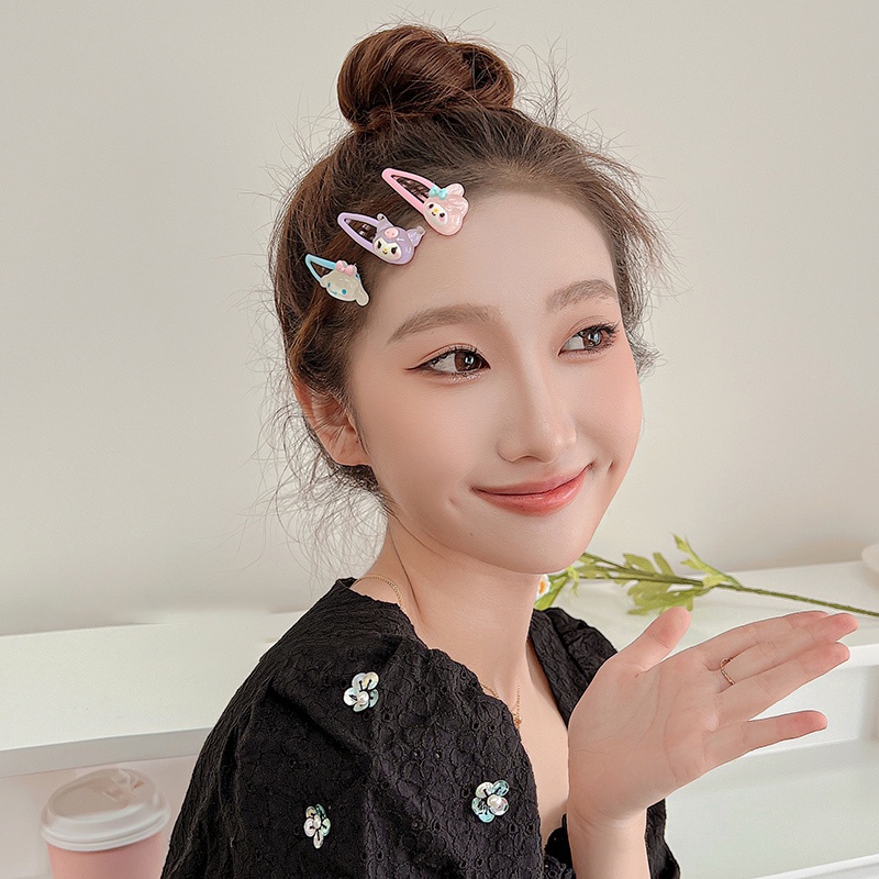Kẹp Tóc Họa Tiết Hoạt Hình Cún Cinnamon Dễ Thương Cho Nữ
