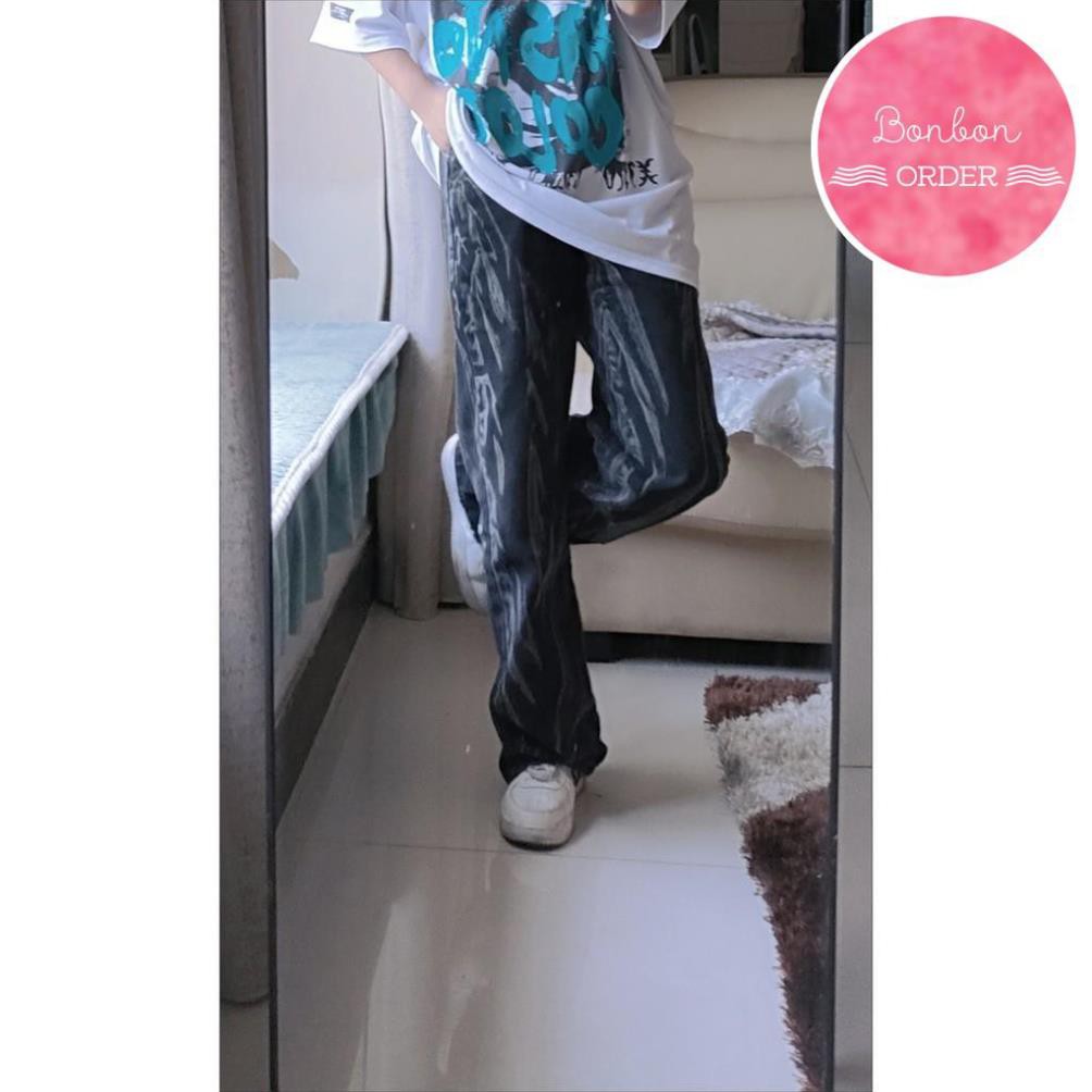 QUẦN JEAN ULZZANG ỐNG RỘNG -