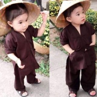 Đồ lam đi chùa cho bé trai 9-40kg