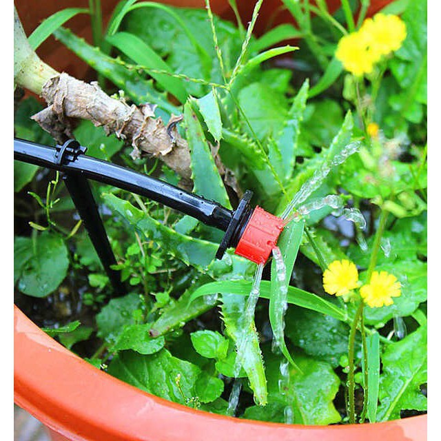 Bộ 20 đầu tưới nhỏ giọt 8 tia kèm 20m dây và đầy đủ phụ kiện tưới cây 8 tia