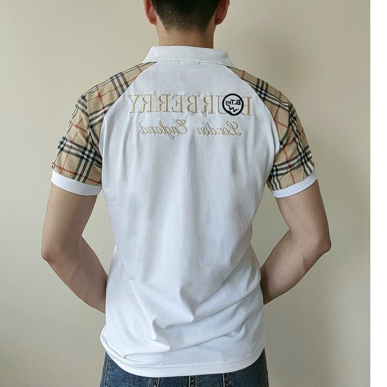 Áo thun nam Polo ngắn tay có cổ họa tiết đơn giản lịch lãm!!! | BigBuy360 - bigbuy360.vn