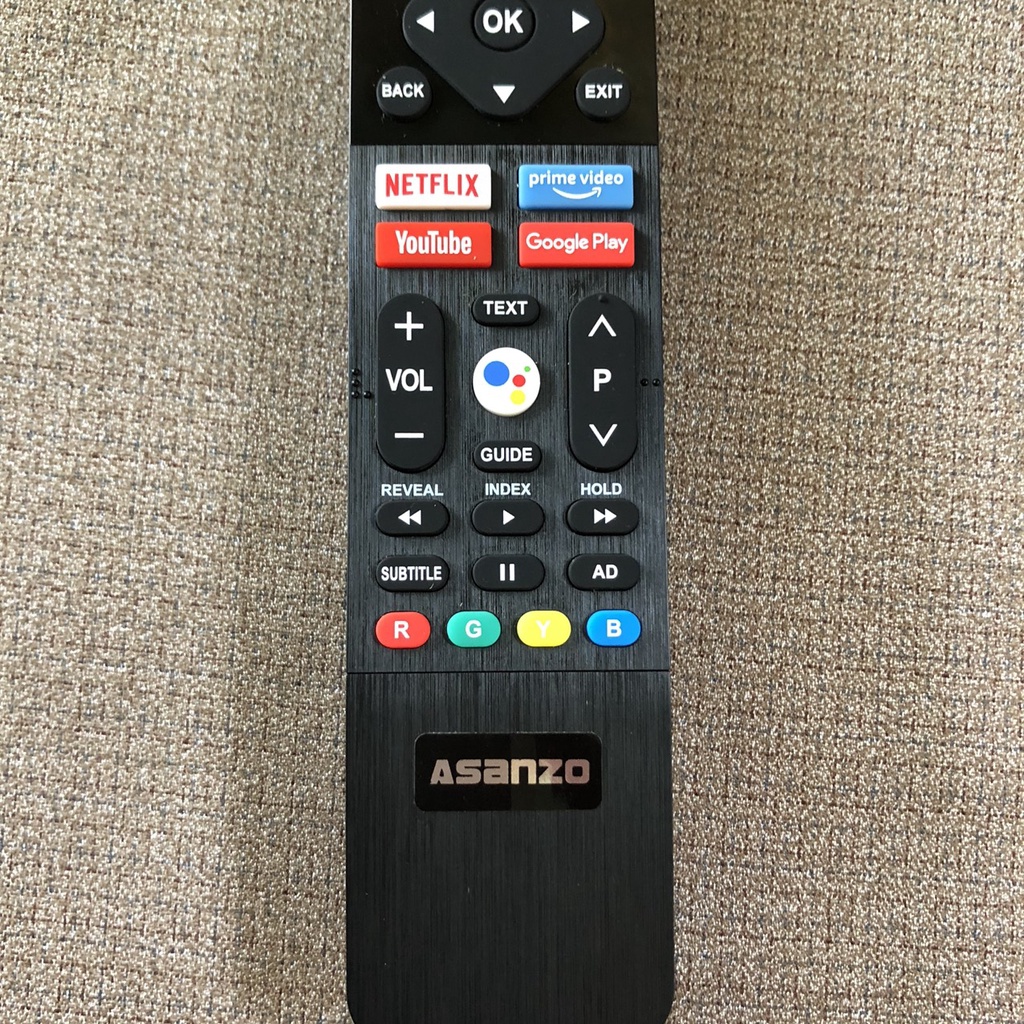 ĐIỀU KHIỂN ASANZO CÓ GIỌNG NÓI - REMOTE ASANZO CÓ BÚT BẤM GIỌNG NÓI - tặng kèm pin, hàng chính hãng mới 100%