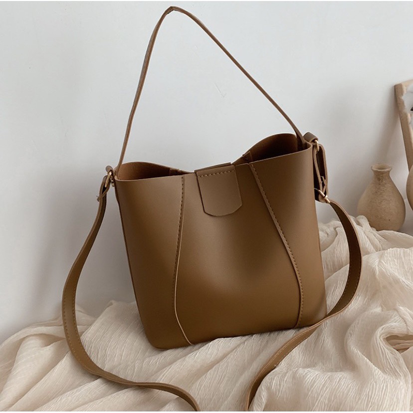 Túi xách nữ da PU cao cấp 27x21cm kèm ví TX18