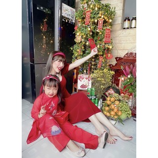 PASS ĐẦM NHUNG TAY PHỒNG MẶC 2 KIỂU ( mặc đúng 1 lần , vài tiếng mùng 1 tết )