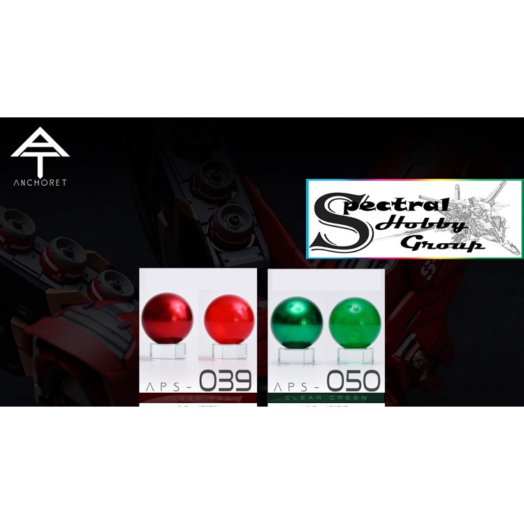 Sơn mô hình Anchoret Clear color Red / Green series lacquer paint