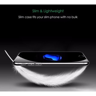 Ốp lưng dẻo trong suốt Ultra Thin cho iPhone 7 Plus / iPhone 8 Plus độ mỏng chỉ 0.6 mm