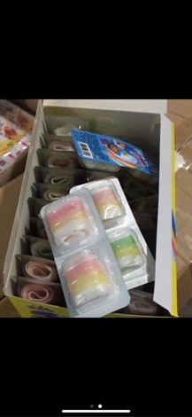 Kẹo dẻo cuộn thái lan (30 chiếc )