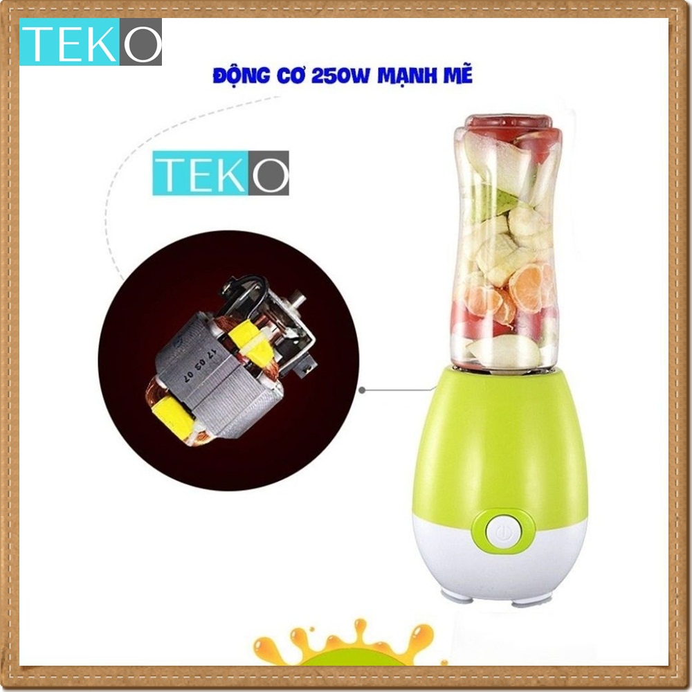 Máy xay sinh tố cắm điện cầm tay - Máy xay thịt đá cao cấp - Thiết kế khỏe êm - Công suất 250W - 500ML - BH 1 đổi 1