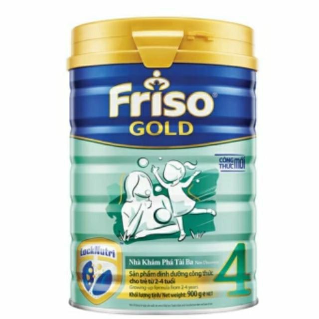 Sữa Friso Gold số 4 900g giai đoạn từ 2-4 tuổi