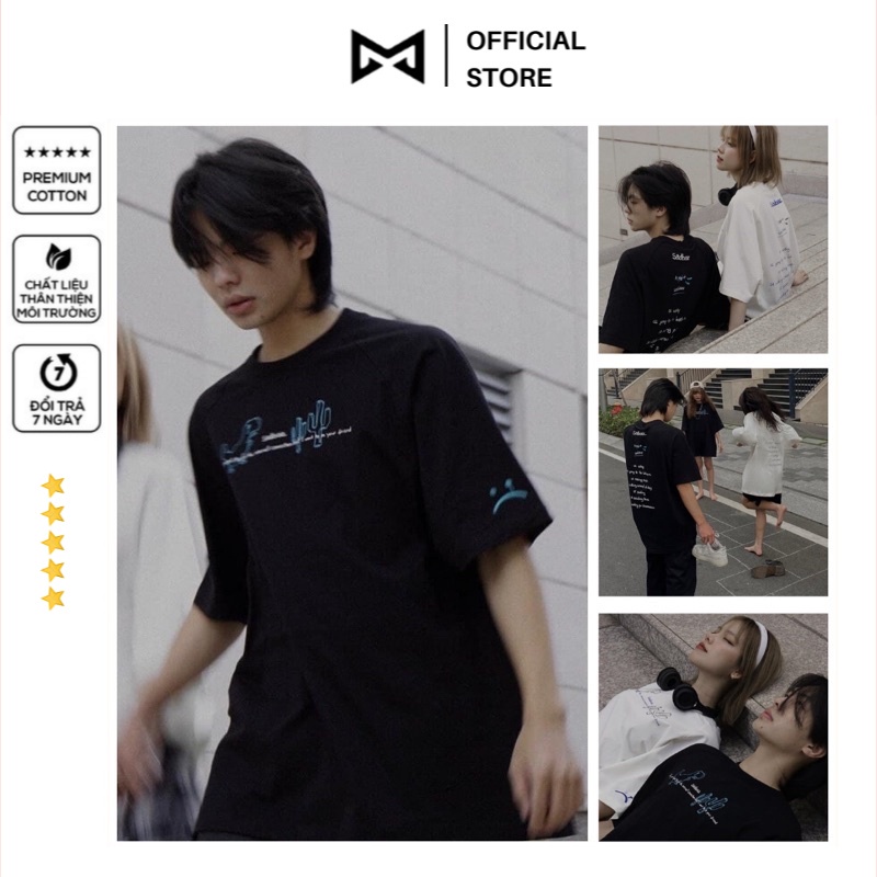 Áo thun tay lỡ Sát boi Sad dino form rộng unisex phong cách Ulzzang