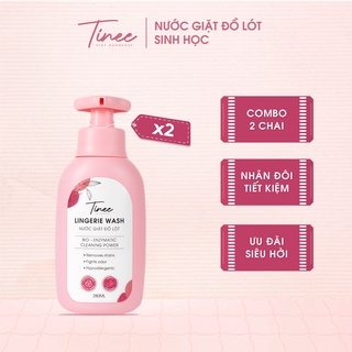 Combo 2 nước giặt đồ lót Sinh Học Tinee 280ml kháng khuẩn an toàn cho da