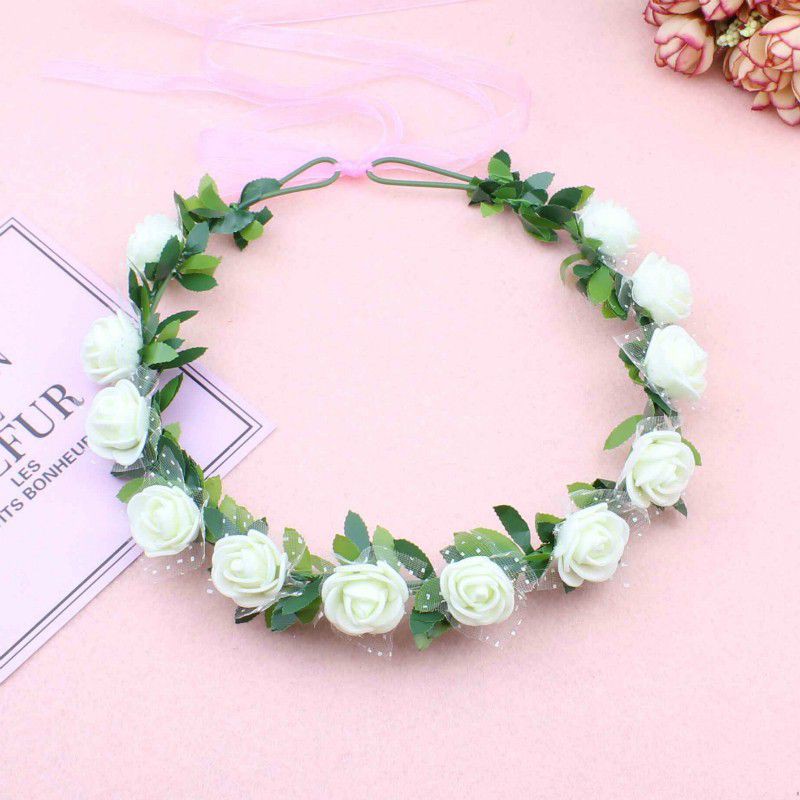 Vòng hoa đội đầu, hoa đeo tay, bó hoa cầm tay chụp ảnh kỉ yếu đủ màu
