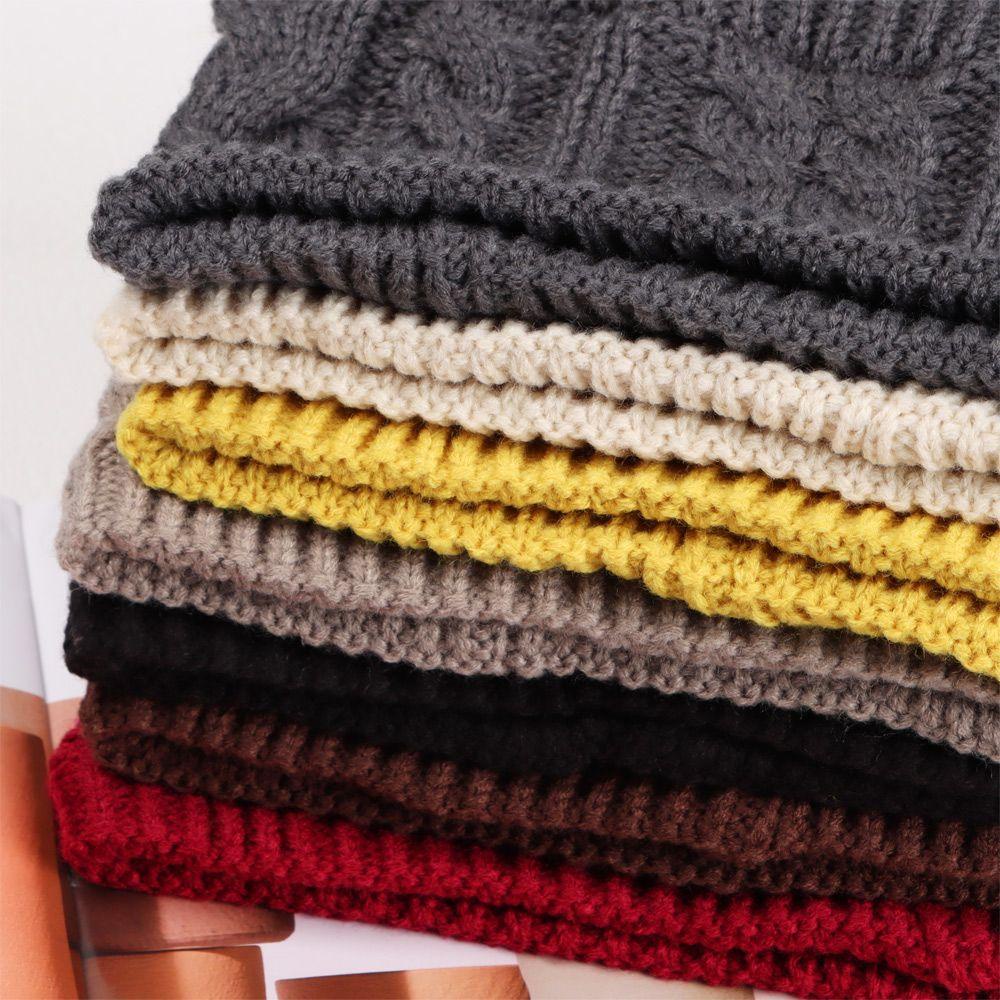 Mũ Len Dệt Kim Che Tai Thời Trang