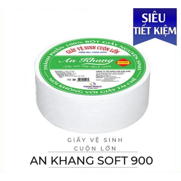 Giấy Vệ Sinh An Khang Cuộn Lớn 900Gr