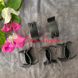 Kẹp bấu tóc, kẹp tóc 3 răng nhỏ màu đen nhám💥GIÁ RẺ💥 trơn, đơn giản không hoạ tiết, phù hợp với mọi phong cách 😍😍😍😍😍😍😍😍