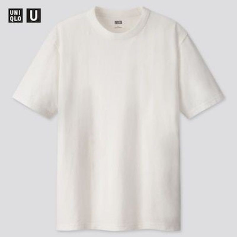 UNIQLO Áo Thun Cotton Trơn Size Lớn Phong Cách Hàn Quốc