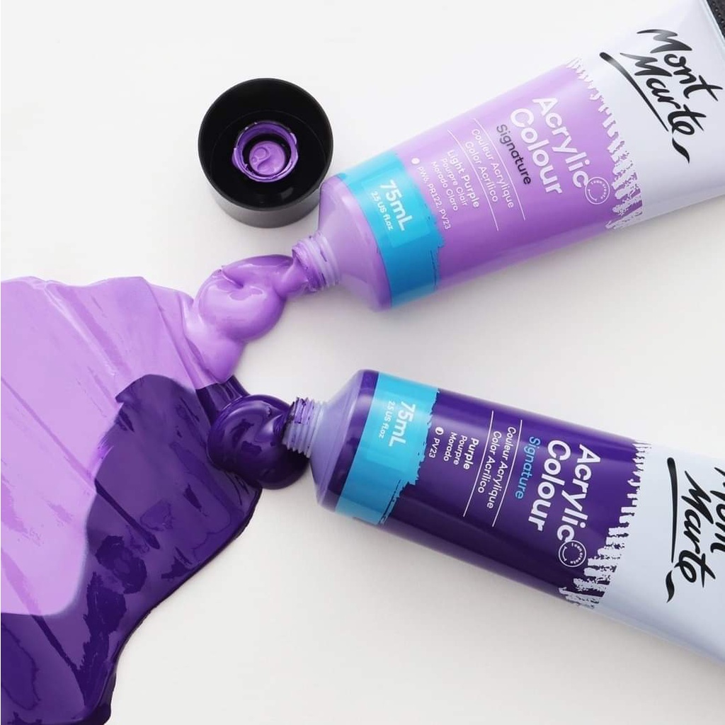 MÀU ACRYLIC MONT MARTE TUÝP 75ML - TUÝP LẺ