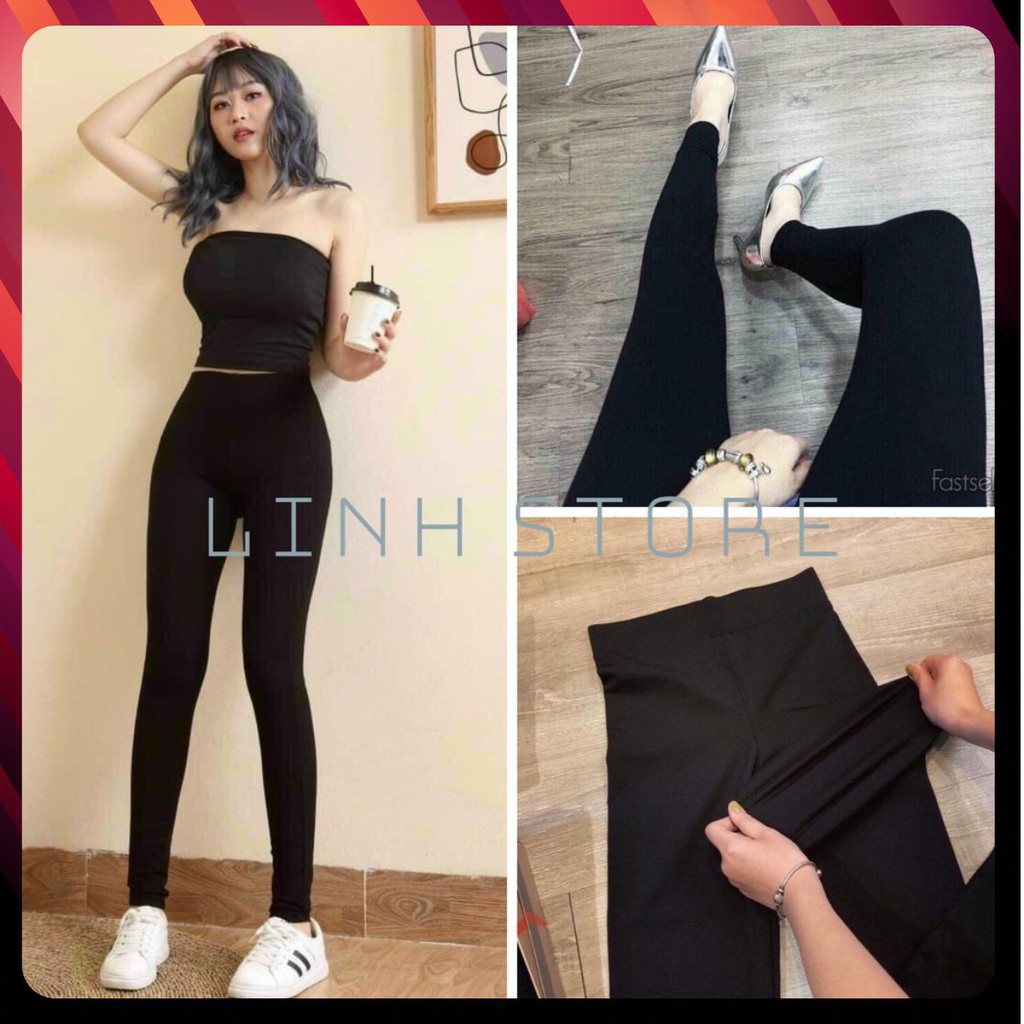 [có 8XL] Quần Legging Nữ 💎SALE💎 Nâng Mông Cạp Cao kiểu sáng hàn quốc chất liệu nhập khẩu cao cấp Bigsize M - 8XL